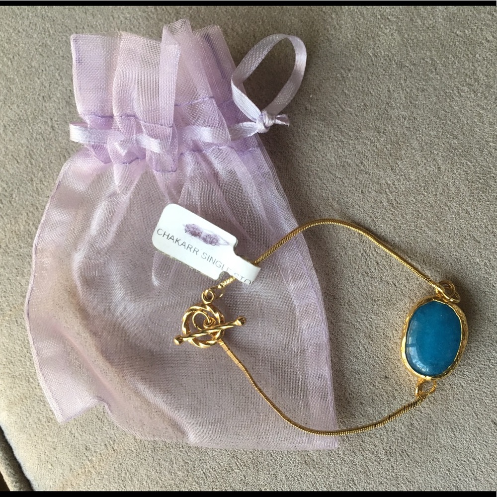 Blue stone bracelet